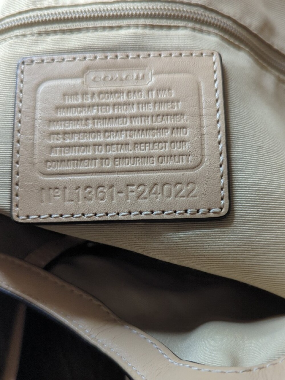 Coach 2013 Devin Zebra Stripe Shoulder Bag - Picture 3 of 9